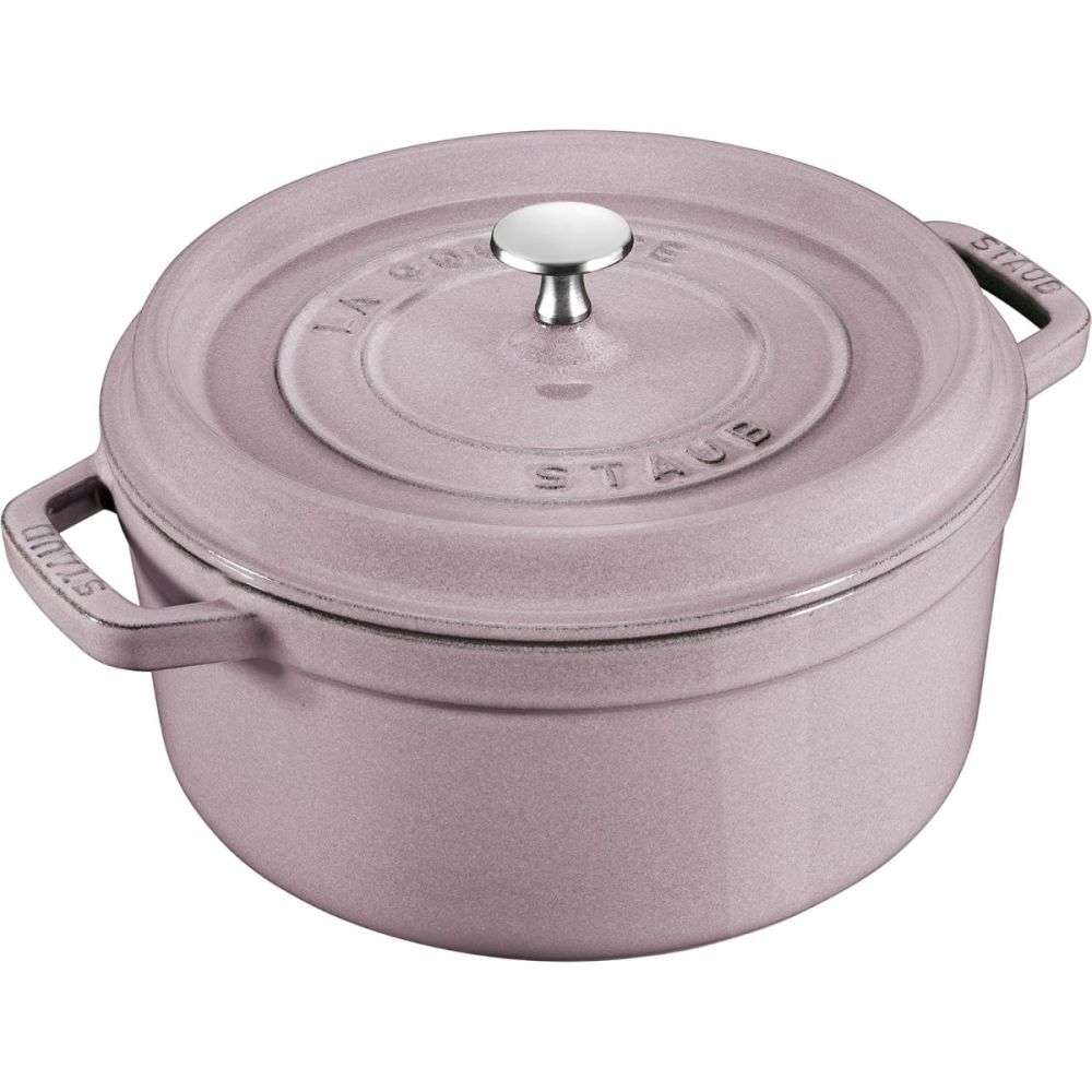 ミ*ト様 STAUB 土鍋 16cm ライトパープル Cast Iron 4 Qt. Round Dutch Oven (Lilac) | Staub | Everything Kitchens