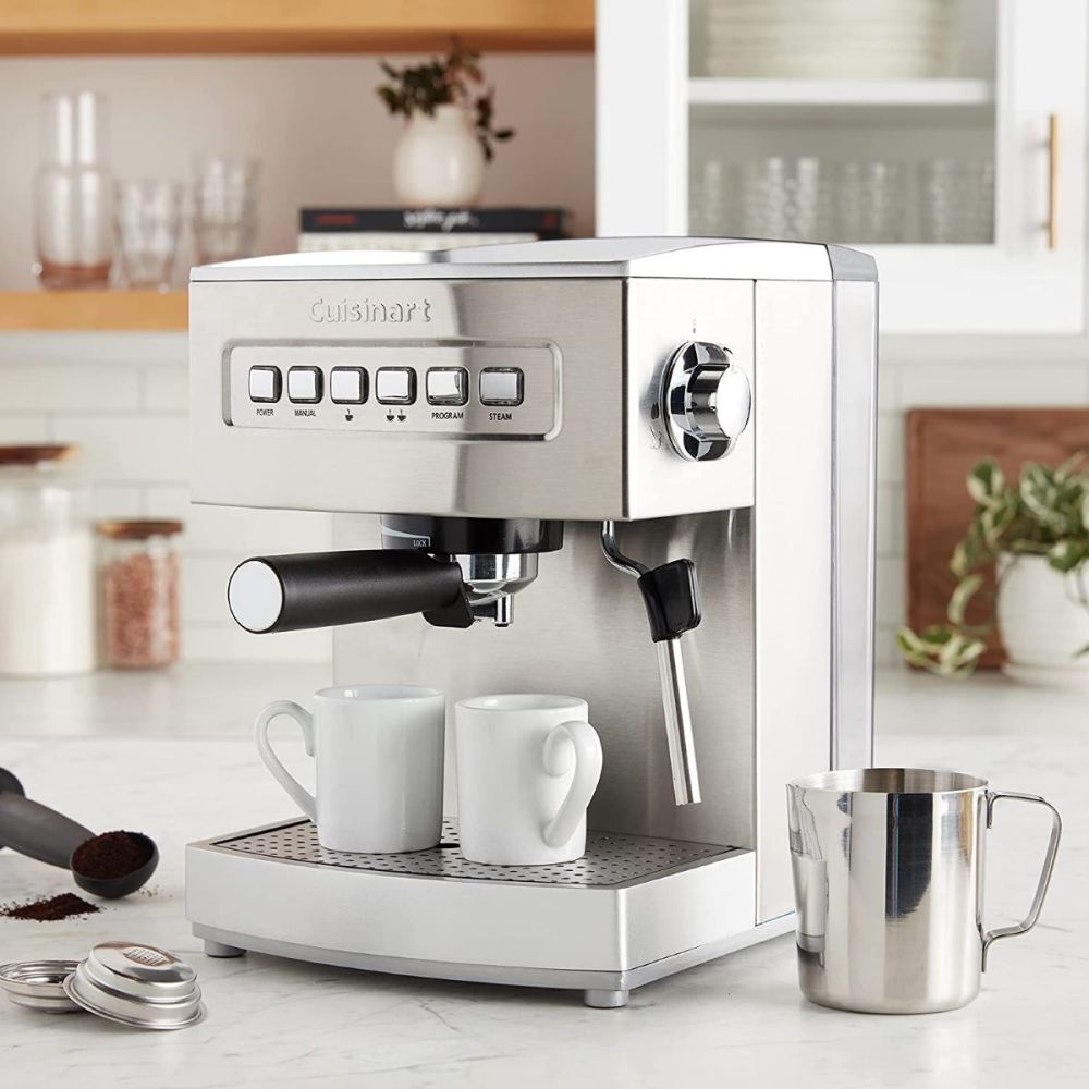 Cuisinart Programmable 15 Bar Espresso Maker Stainless Steel