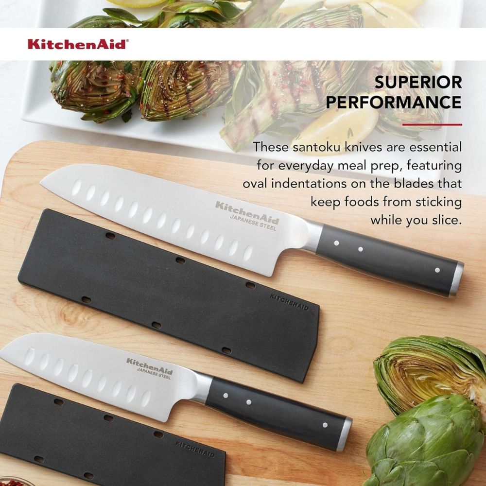 TWO 2024 SANTOKU KNIVES 3.5 IN AND 5 IN