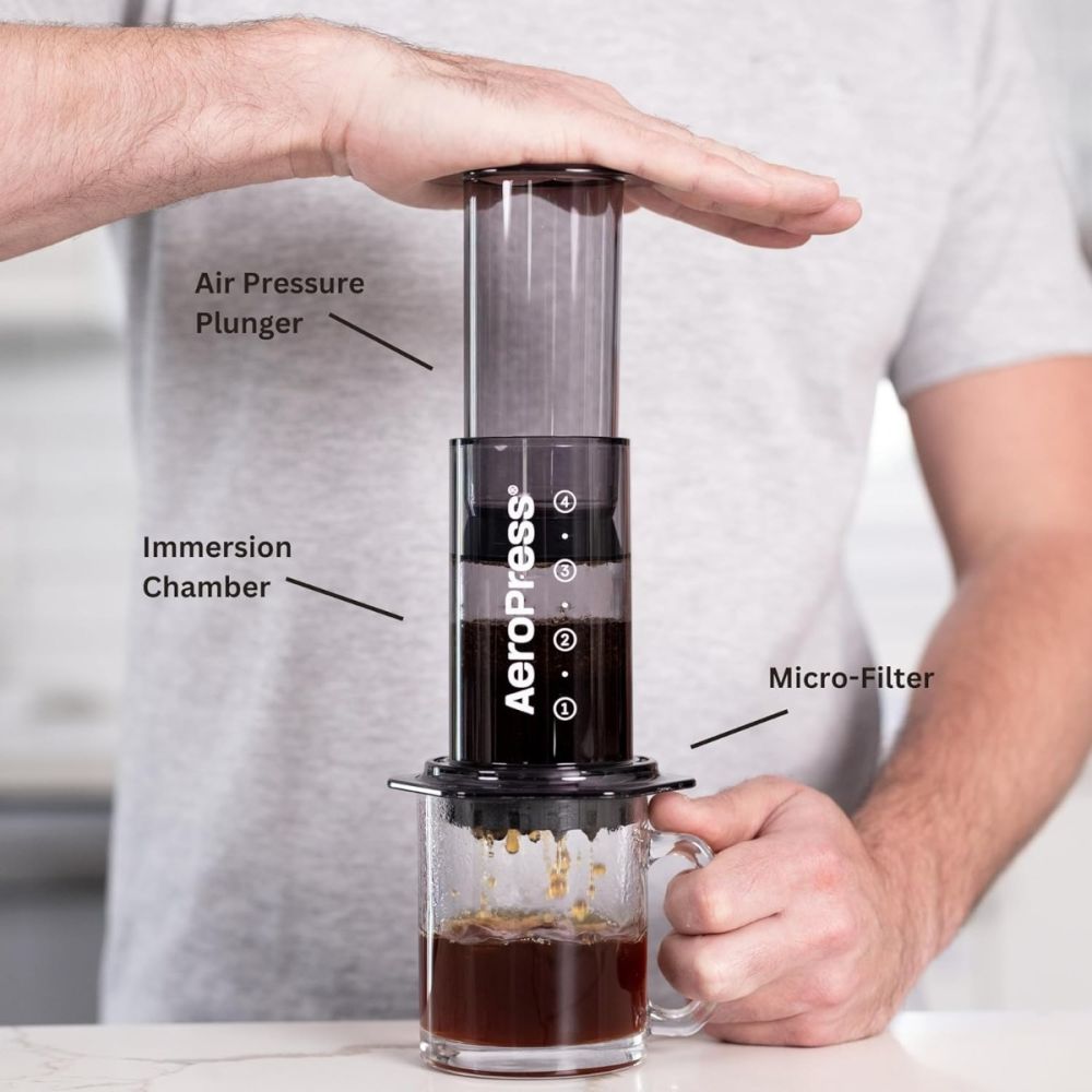 AeroPress Clear - Negro - Thumbnail 5