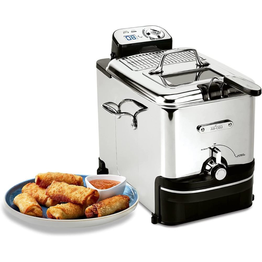 Your kitchen needs this stainless steel Japanese-style deep fryer