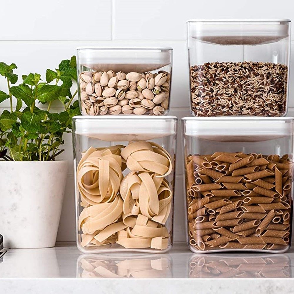 Cube Storage Containers (10-Piece Set) - White | Click Clack