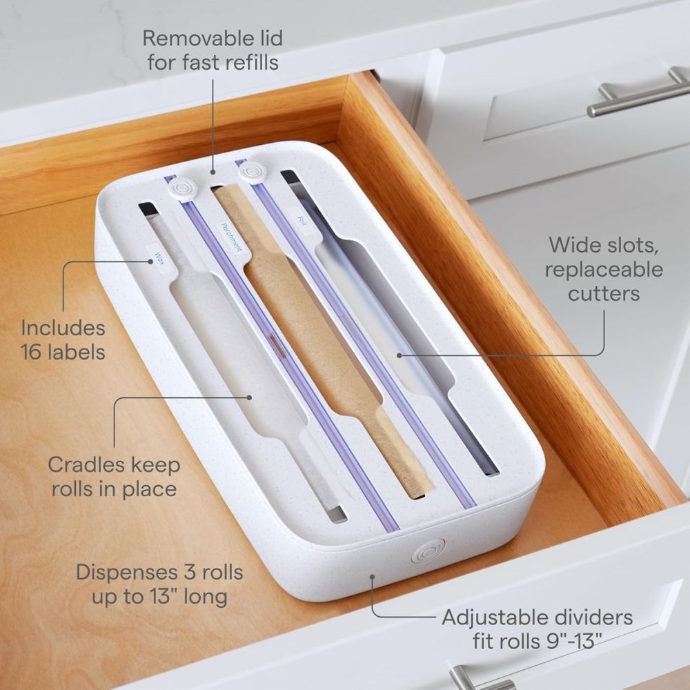 YouCopia StoraRoll Food Wrap Dispenser - Thumbnail 2