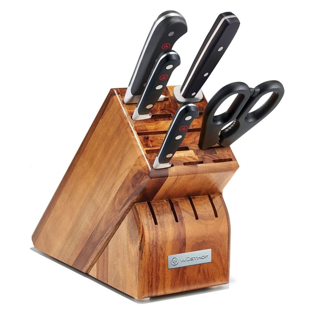  Wusthof Classic Five Piece Cook's Set, 5, Black: Wusthof  Classic Knife Set: Home & Kitchen
