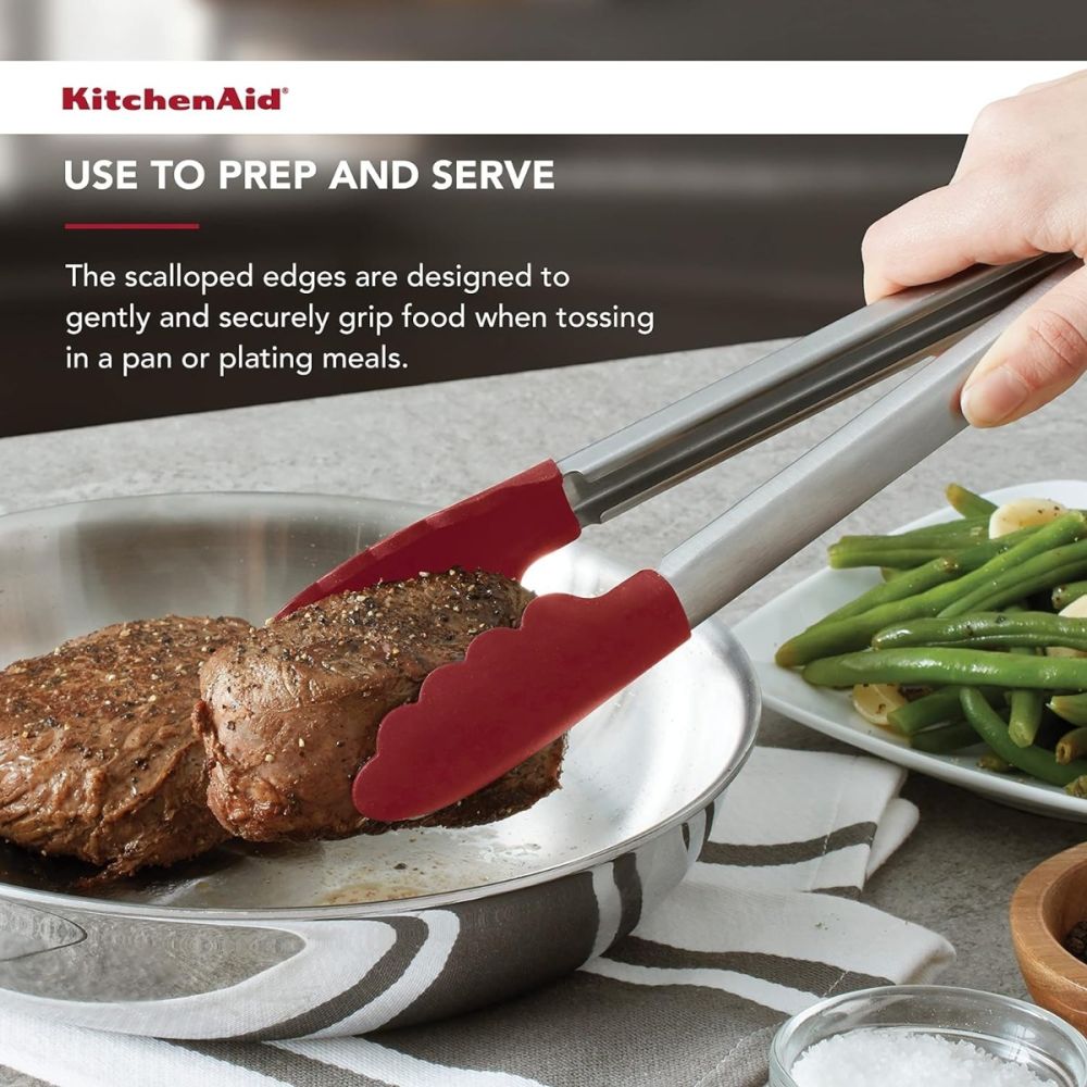 Universal Silicone Tipped Tongs - Thumbnail 3