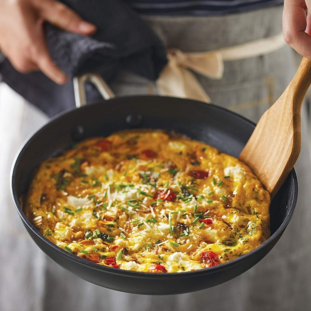 KitchenAid Hard Anodized Induction Nonstick Fry Pan/Skillet with Lid - Thumbnail 5