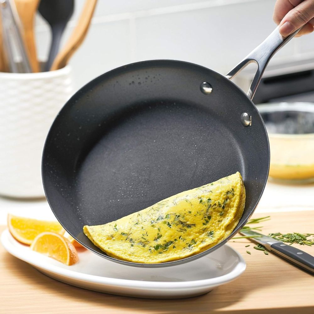 KitchenAid Stainless Steel Nonstick Frying Pan - Thumbnail 4