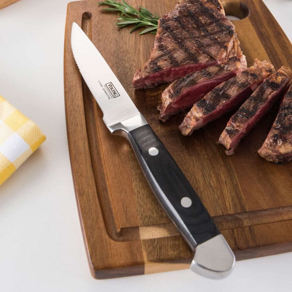 6-Piece Steak Knife Set with Box (Black) | Viking | Everything