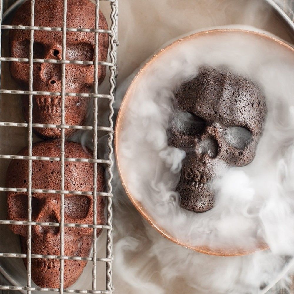 Skull Cakelet Pan Nordic Ware Everything Kitchens