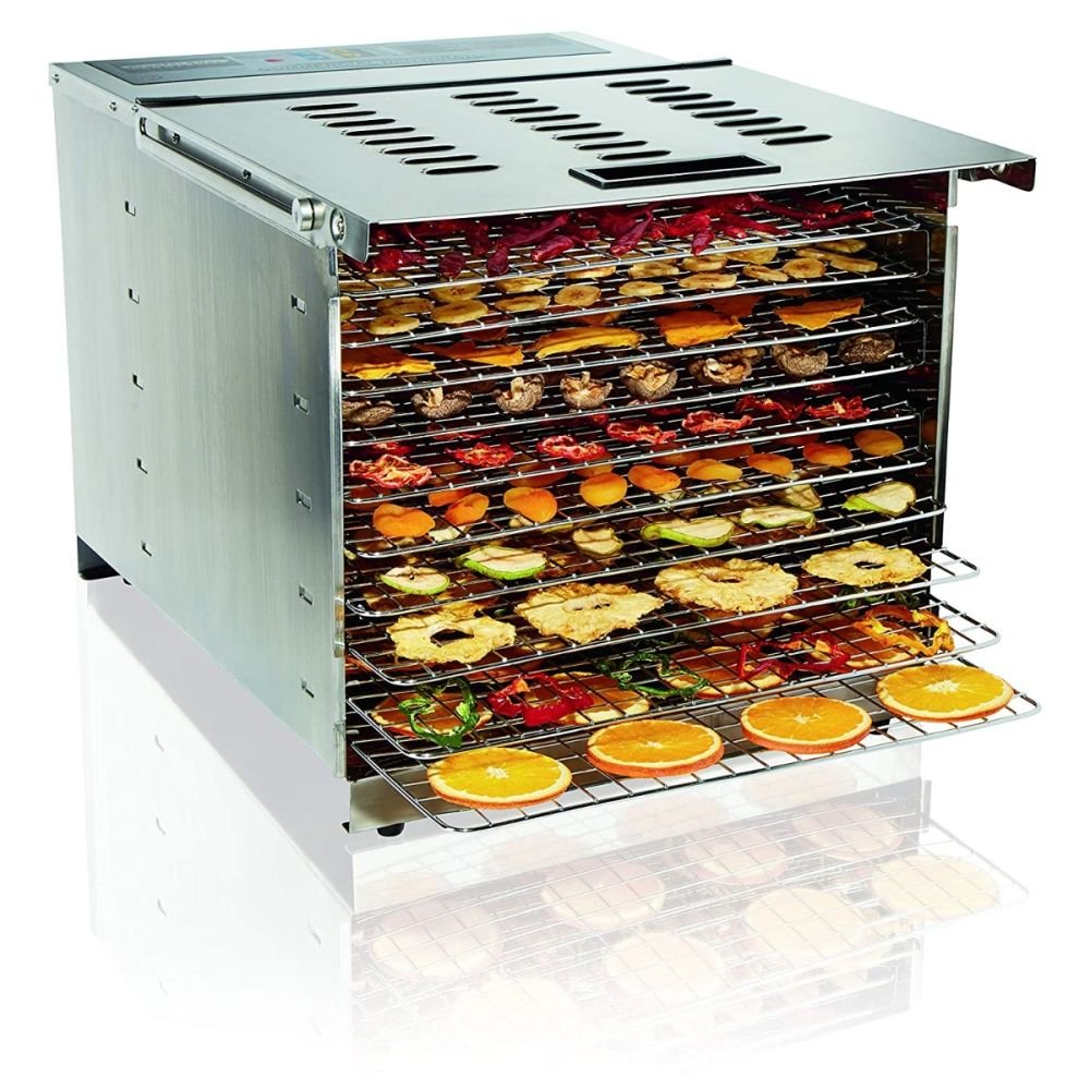 Commercial 16-Tray Countertop Electric Food Dehydrator Fruit Meet Dryer  Machine