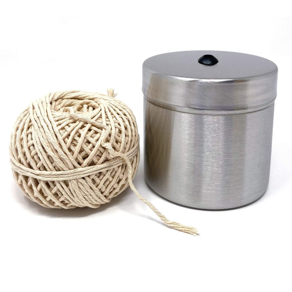 Norpro Stainless Steel Holder With Cotton Cooking Twine - Thumbnail 2