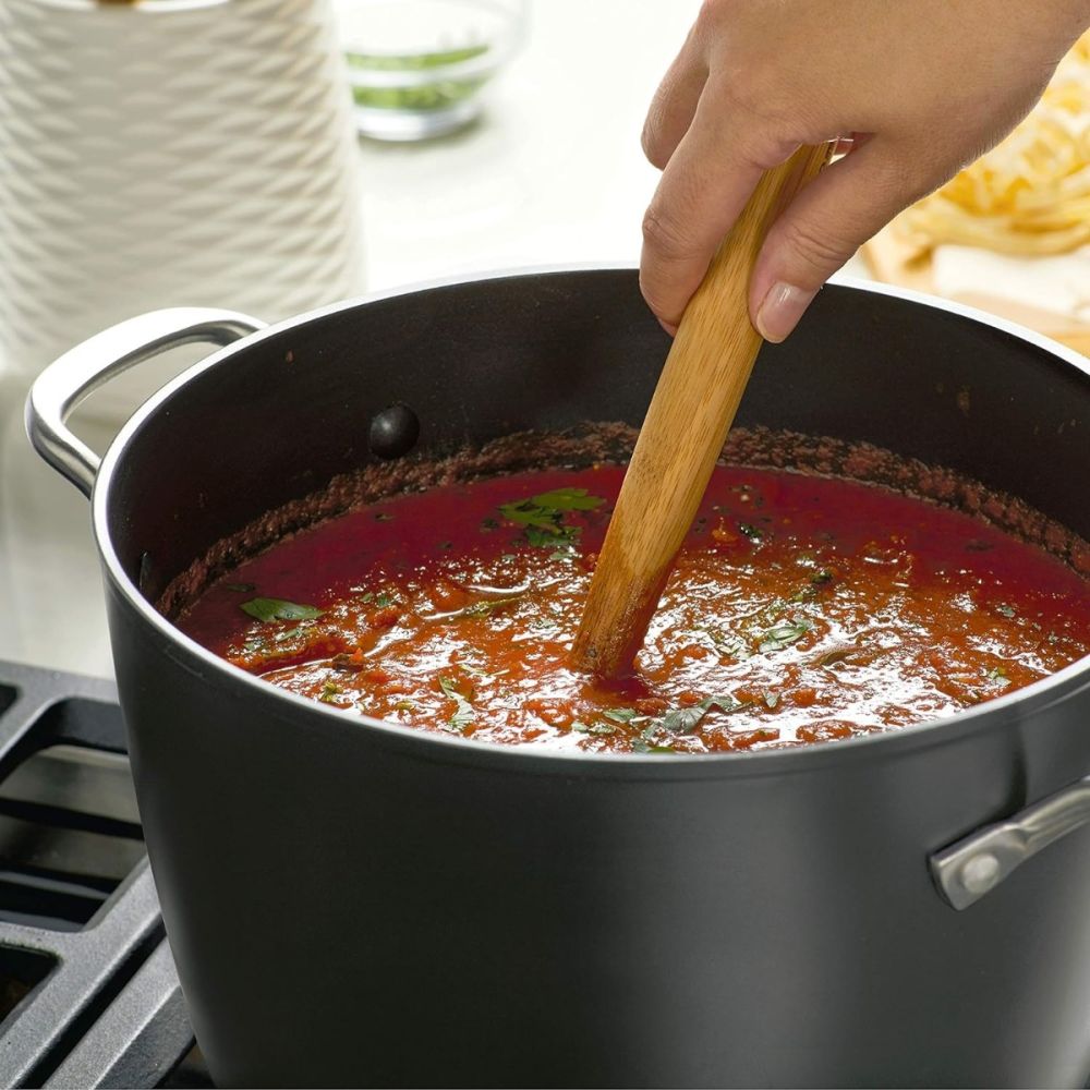 8Qt Nonstick Hard Anodized Induction Stockpot w/Lid | KitchenAid