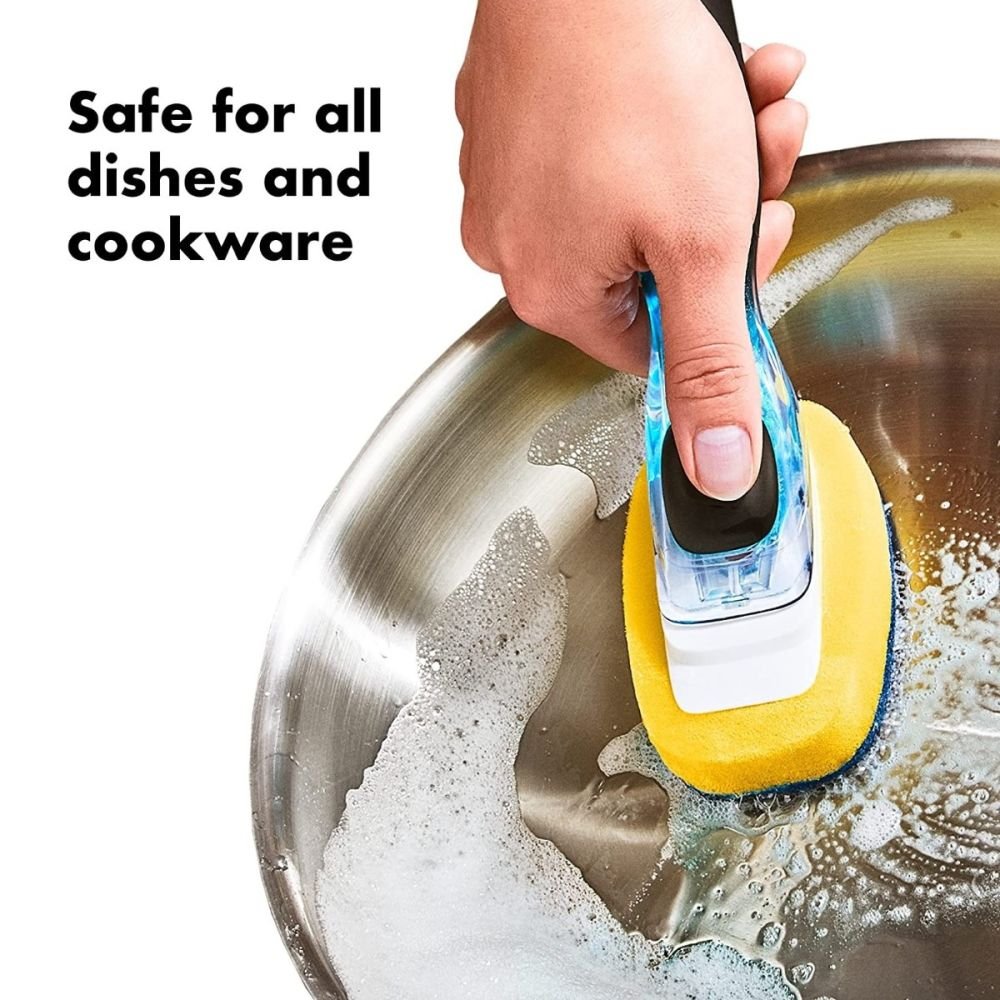 Good Grips Soap Dispensing Dish Scrub Refill (Pack of 2), OXO
