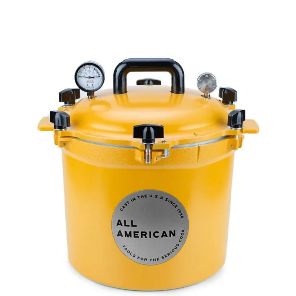 All American 1930: 21.5qt Pressure Cooker/Canner (The 921) - Exclusive  Metal-to-Metal Sealing System - Easy to Open & Close - Suitable for Gas