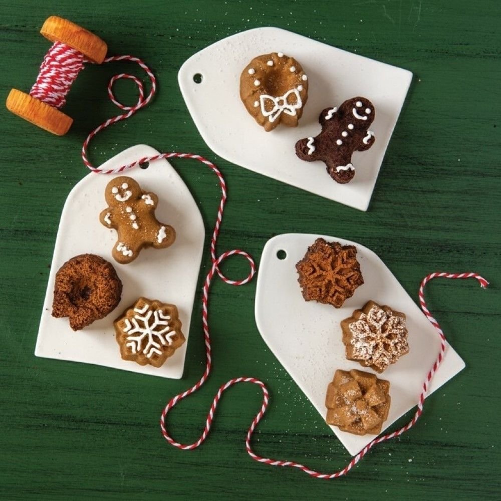  Nordic Ware Gingerbread Kids Cakelet Pan: Novelty Cake Pans:  Home & Kitchen