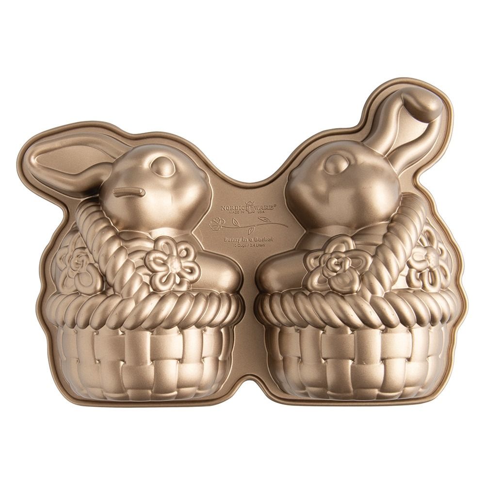 Nordic Ware Bunny In A Basket Cake Pan