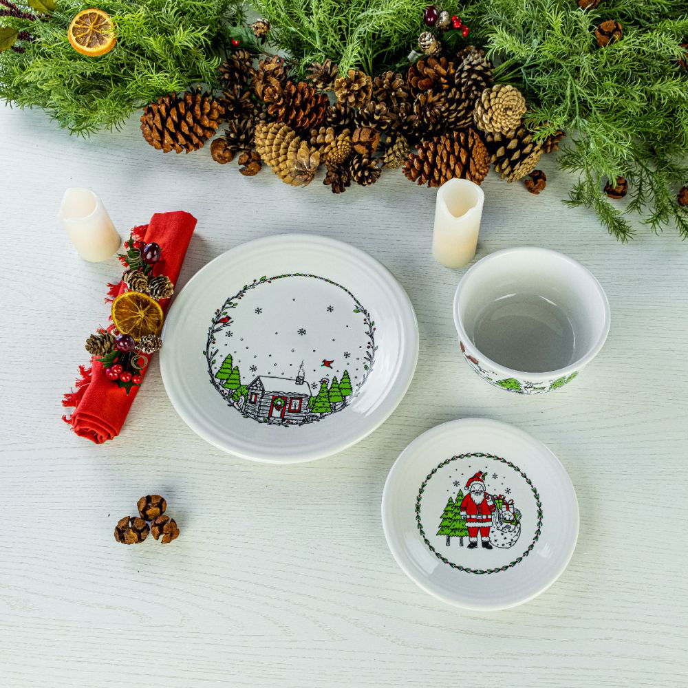 Snowman Dinnerware 