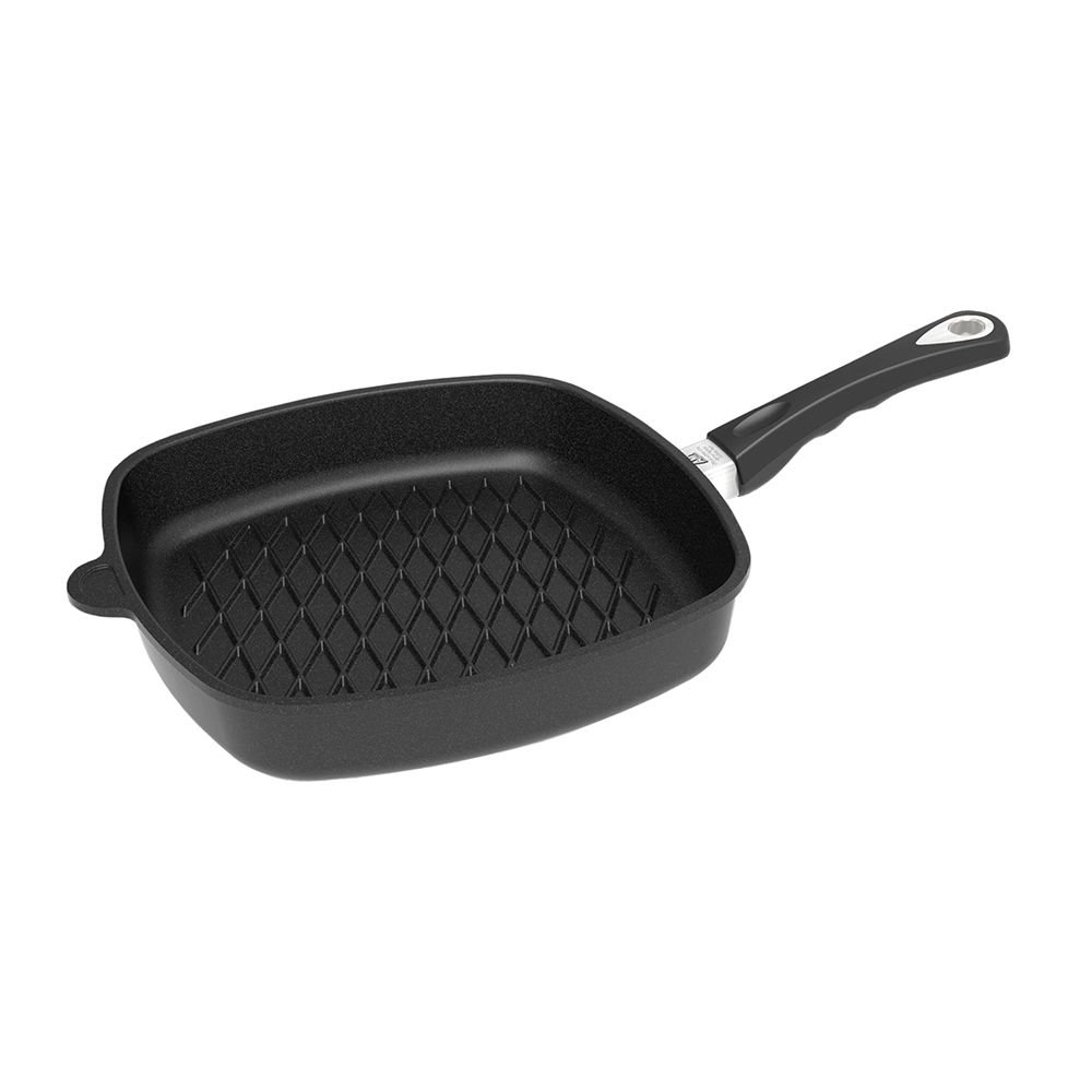 BBQ Grill Pan Non-stick Coating Square Griddle Stovetop and Induction,  Indoor and Outdoor, Rectangular 