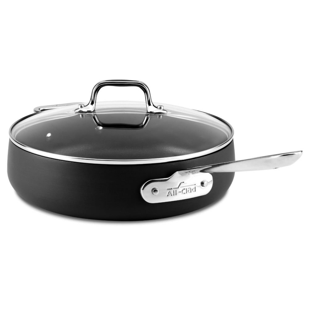 All-Clad HA1 Hard Anodized Nonstick Fry Pan with Lid - 12