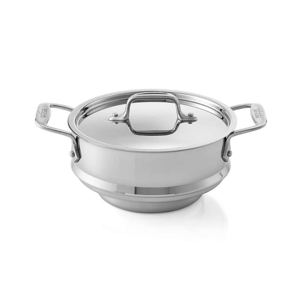 Stainless Steel All Purpose Steamer with lid, 3 quart - Thumbnail 2
