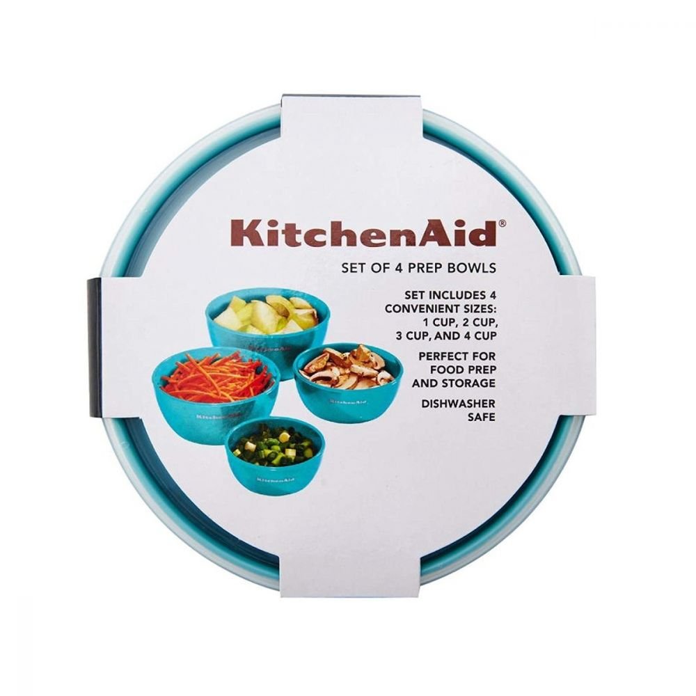 KitchenAid Universal Measuring Cup and Spoon Set, 9 Piece, Aqua Sky