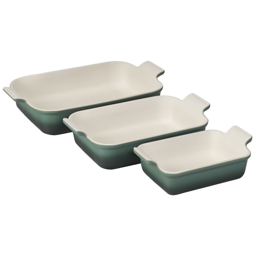 Le Creuset Stoneware Rectangular Dish with Platter