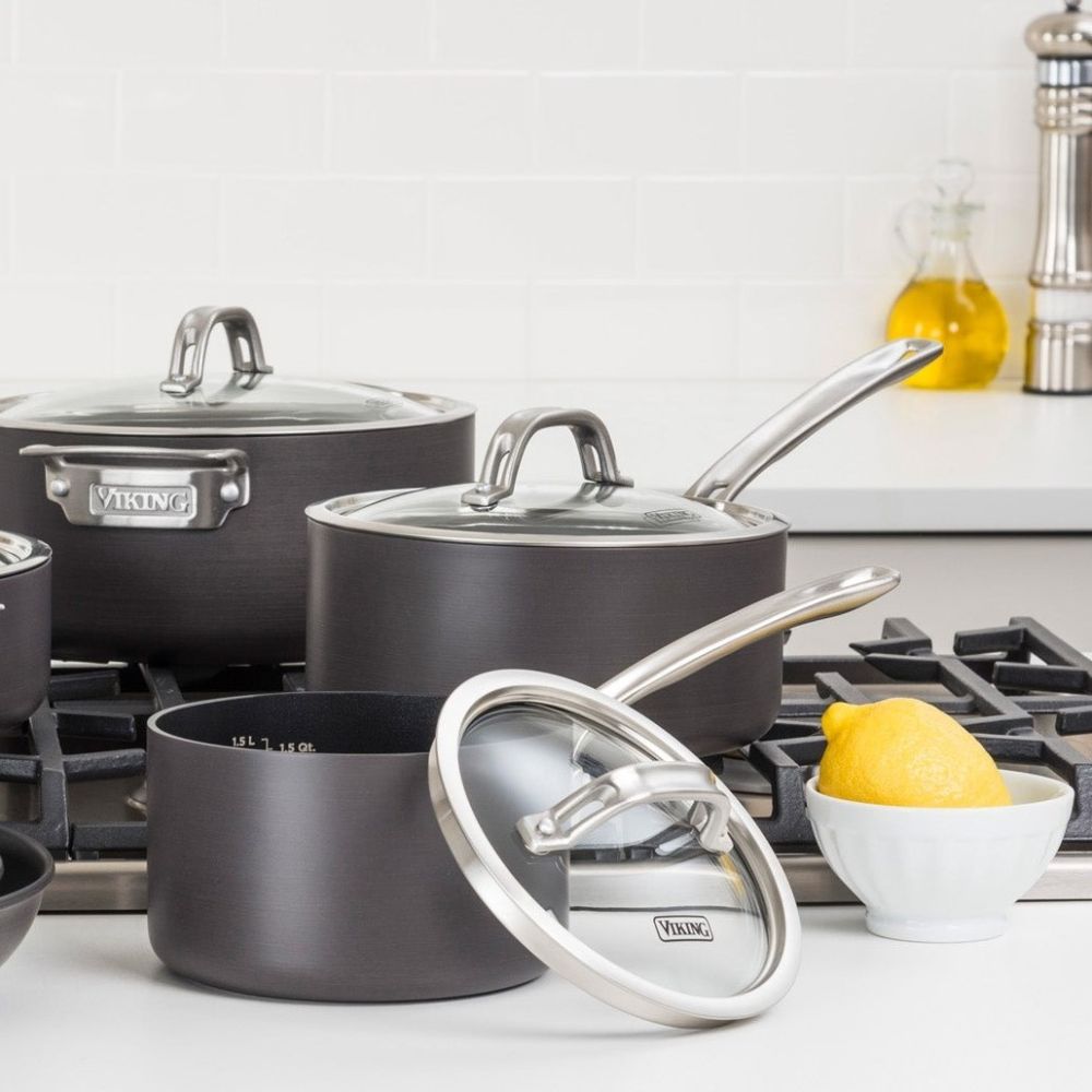 Hard-Anodized Non-Stick Cookware Set - 10 Piece | Viking