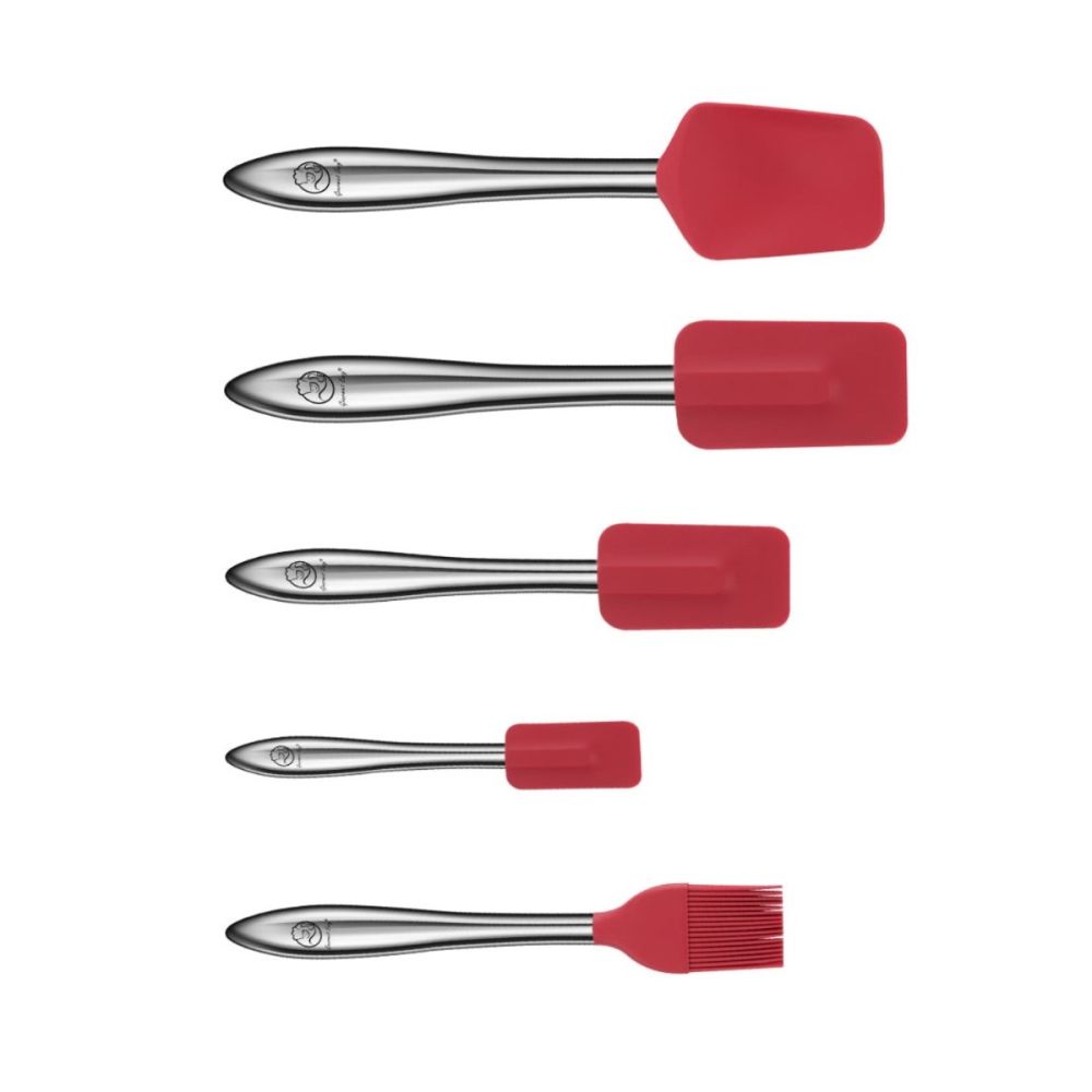 Gourmet Easy 5 Piece Cooking Utensil Set Spatula Gourmet Easy, image size:1000x1000