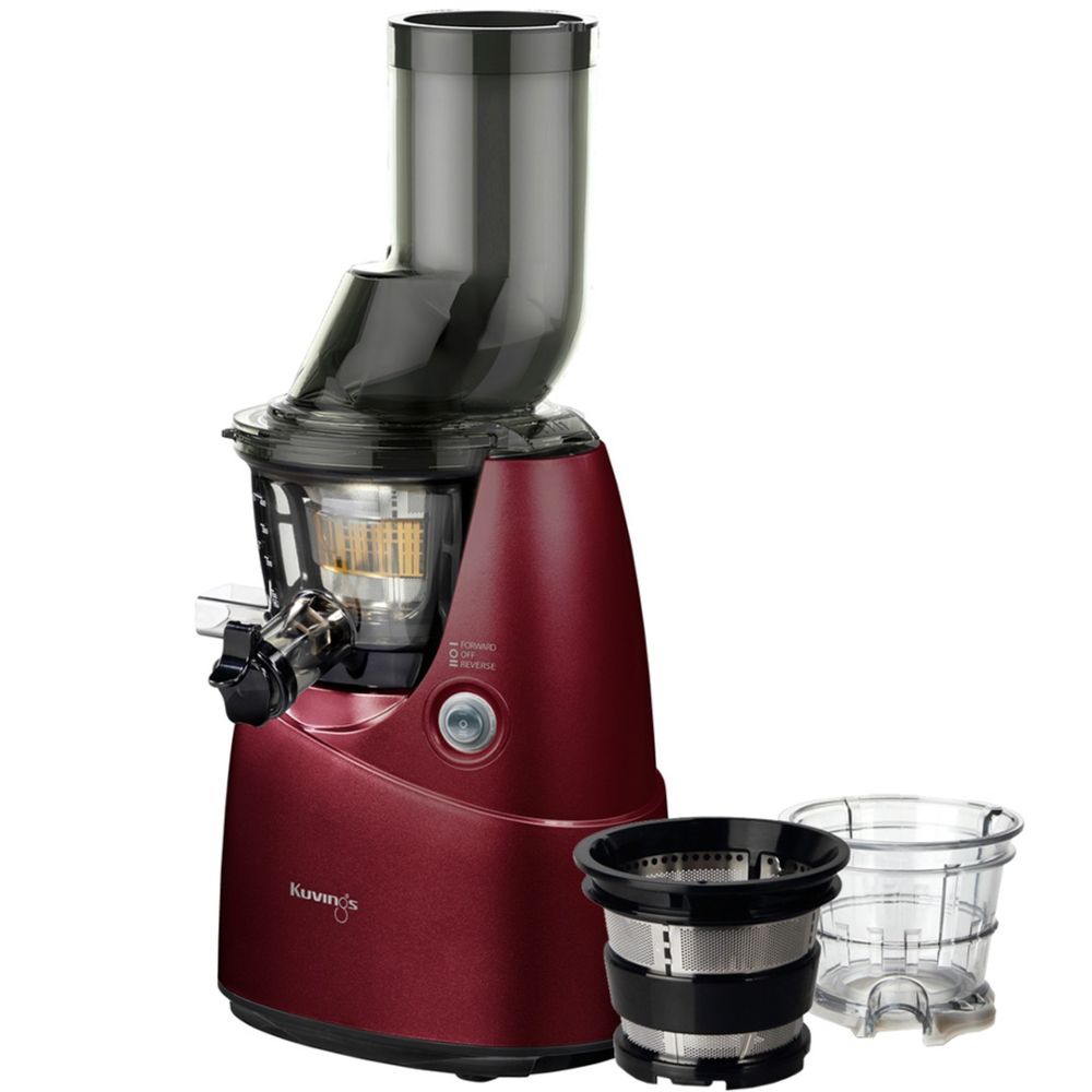 Whole Fruit Slow Masticating Juicer Purple Red Kuvings Juicer Everything Kitchens