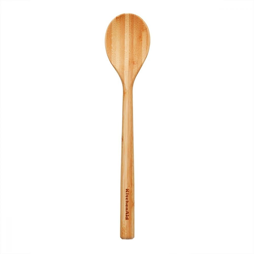 Kitchen Supply Beechwood Mixing Spoons from France 12 inch Slotted