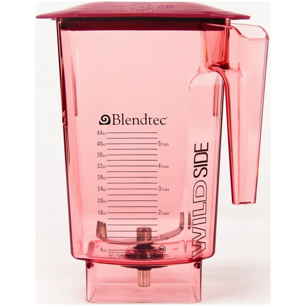 Blendtec Commercial WildSide Blender Jar | Red with Hard Lid