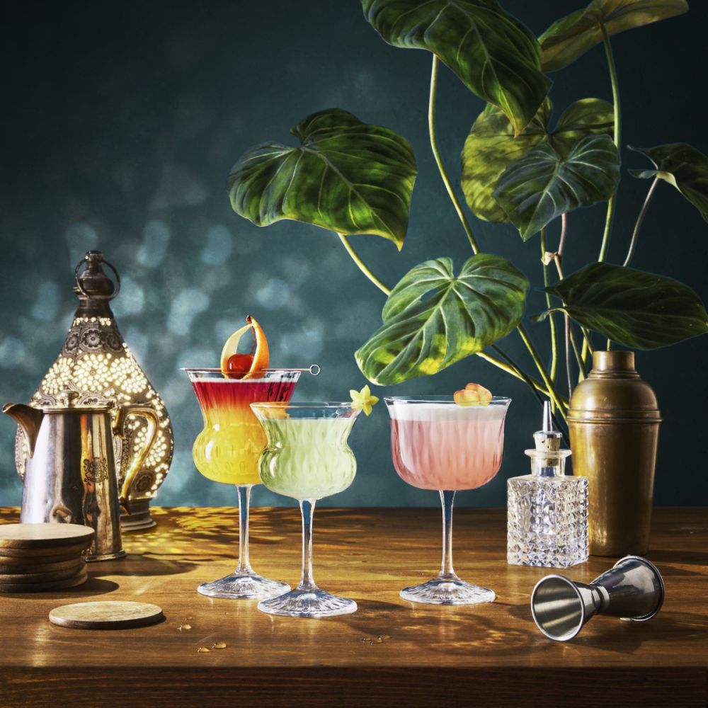 Bloom Cocktail Glasses (Set of 6) (8.25 oz) | Bormioli Rocco