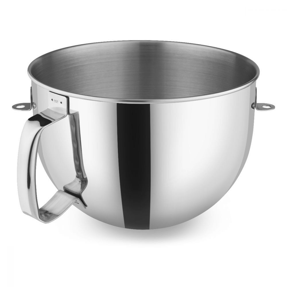 【KitchenAid 600】ステンレスボウル・ビーター・ホイッパー 3点 6-Quart Stainless Steel Bowl w/Handle + Flex Edge Beater
