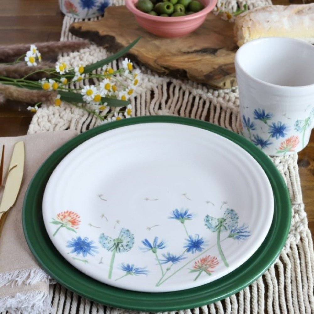 Fiesta® 9 Round Luncheon Plate | Breezy Floral
