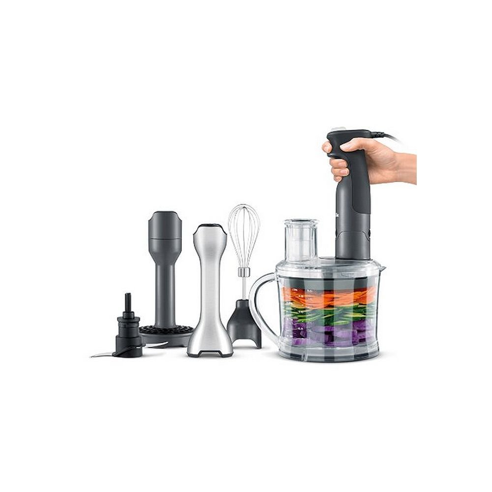DeLonghi MultiQuick 7 Hand Blender in Black and Stainless Steel