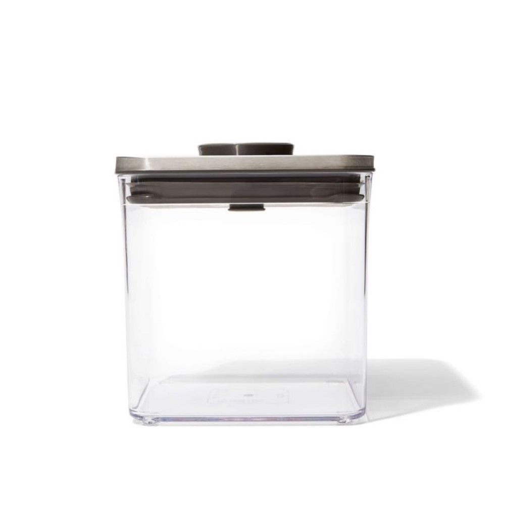 8-Piece Airtight Nested Short Square Storage Container With Lids