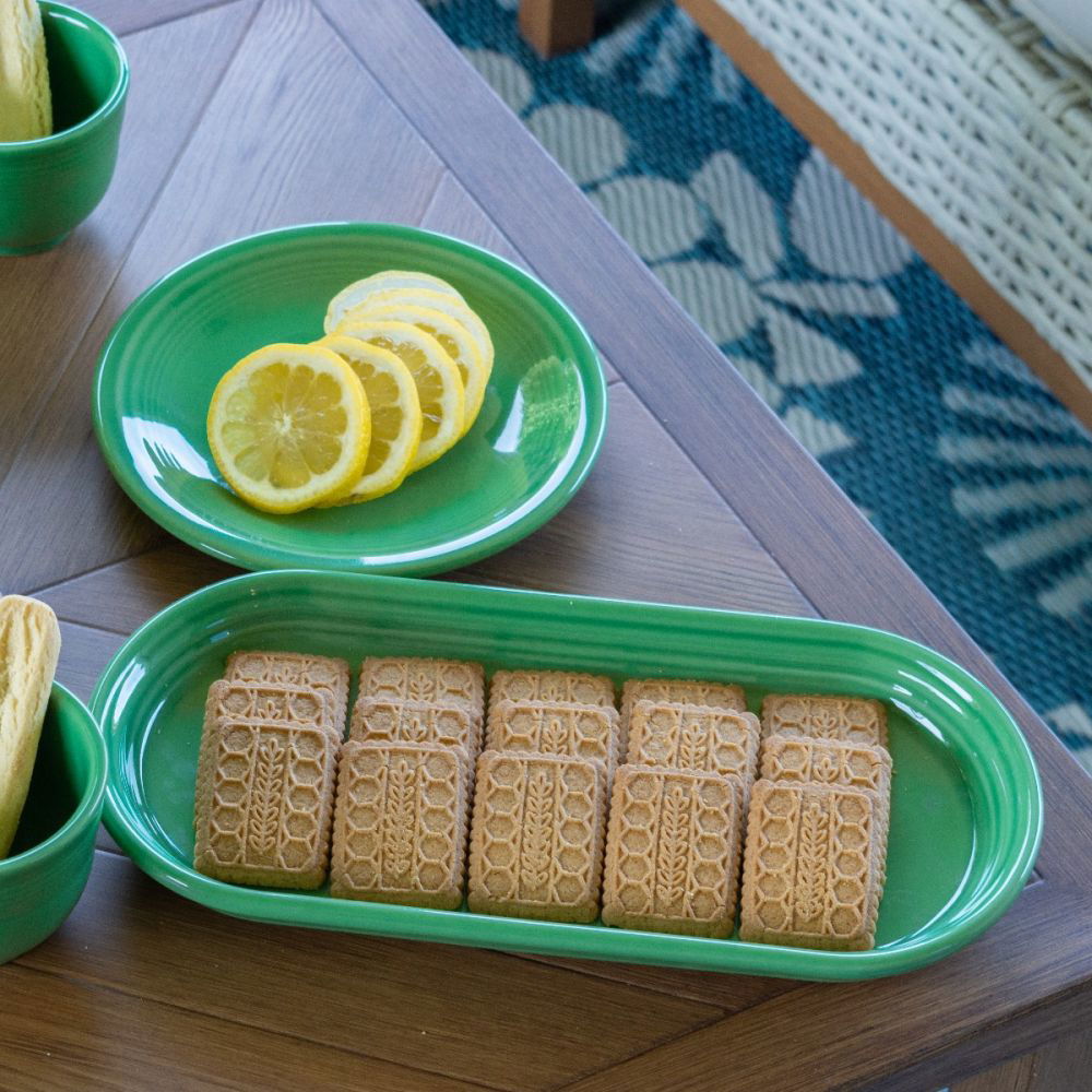 Fiesta bread tray and tea pot mini