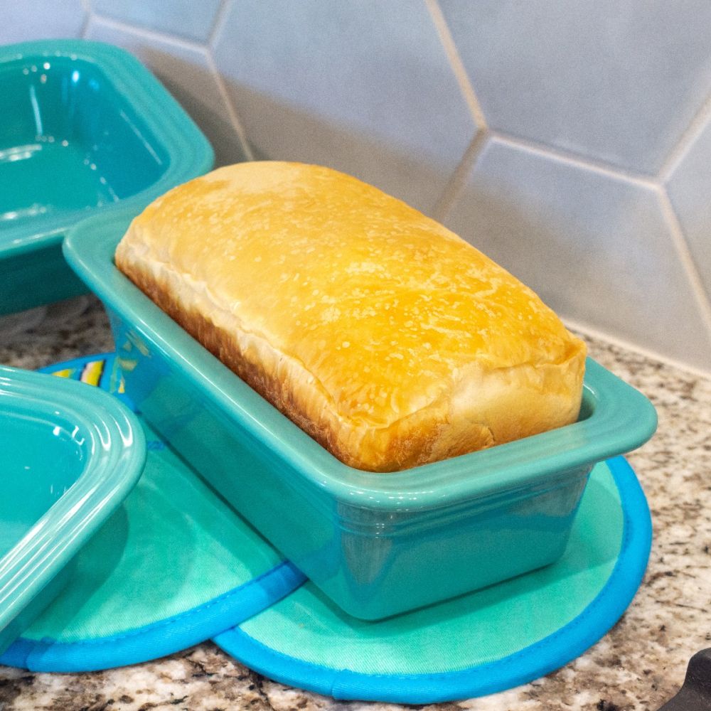 Turquoise loaf purchases pan