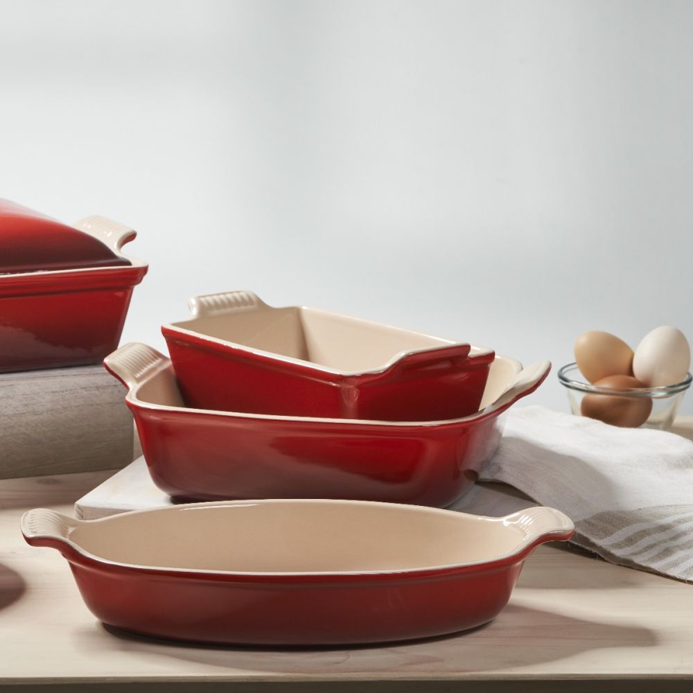 Le Creuset Heritage Oval Au Gratin Dish - Thumbnail 3