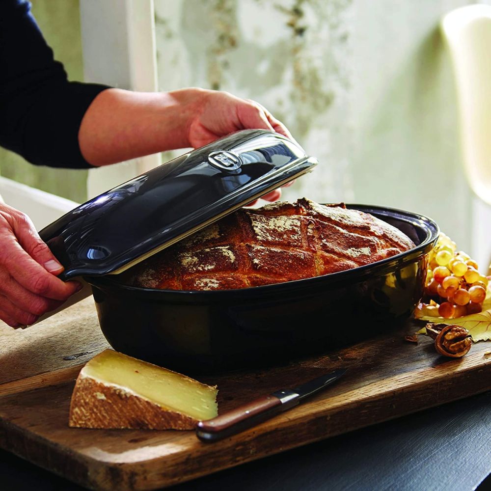 エミールアンリ 職人のパン焼き器Artisan Bread Loaf Baker Artisan Bread Baker (Charcoal) | Emile Henry | Everything Kitchens