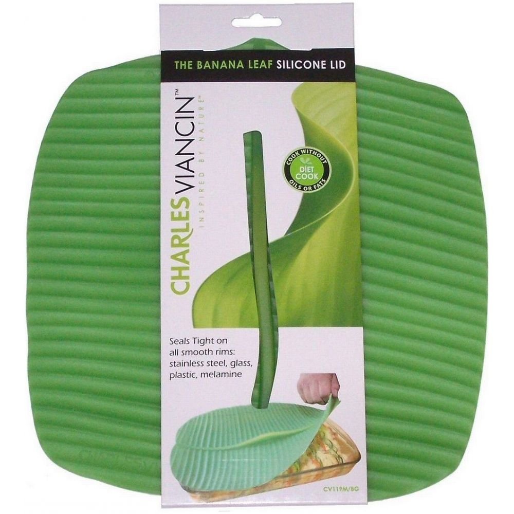 Square Banana Leaf Silicone Bakeware Cover (10x10) from Charles Viancin  Paris, 1402 | Everything Kitchens