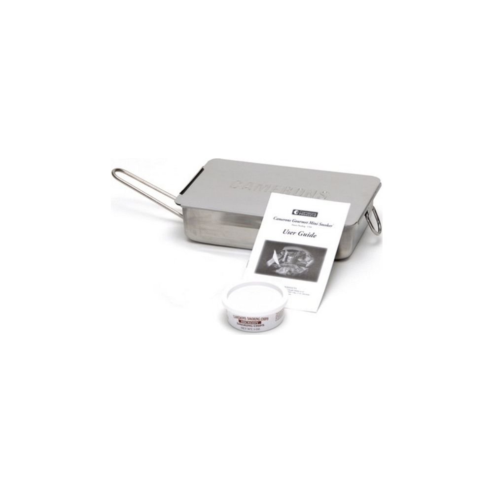 Stovetop Smoker - The Original (11” x 15” x 3.5”) Value Pack Stainless  Steel Smoking Box with 3 Bonus Pints of Wood Chips - Works Over Any Heat  Source, Indoor or Outdoor - Camerons Products