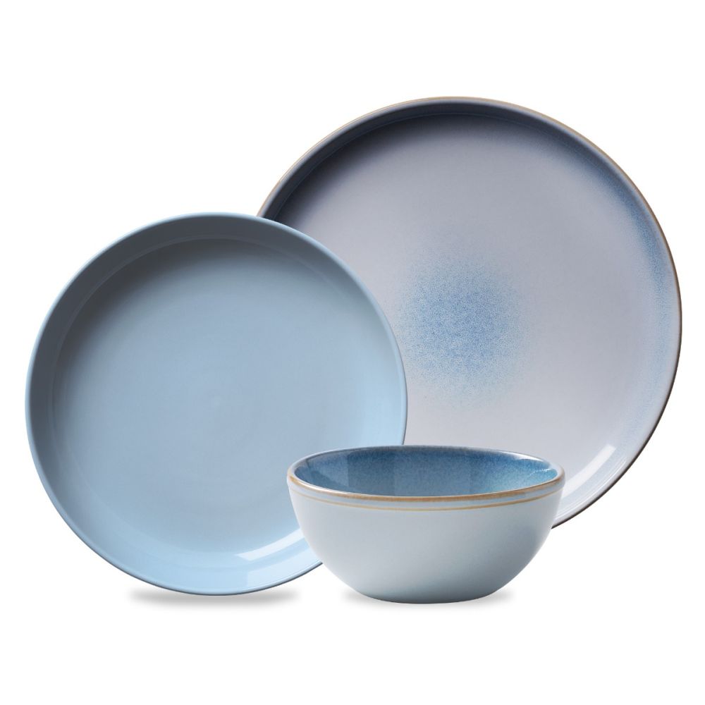 Corelle Stoneware 3-Piece Bistro Set | Nordic Blue