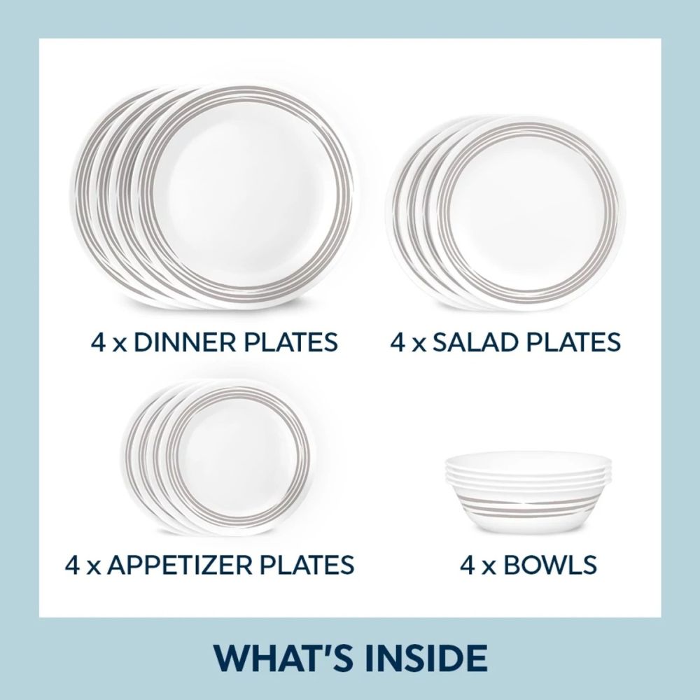 Corelle 16 Piece Dinnerware Set - Thumbnail 5