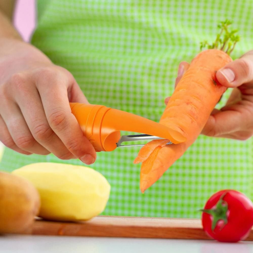 Vegetable Peeler & Scrubber - Cooks Carrot, Fred