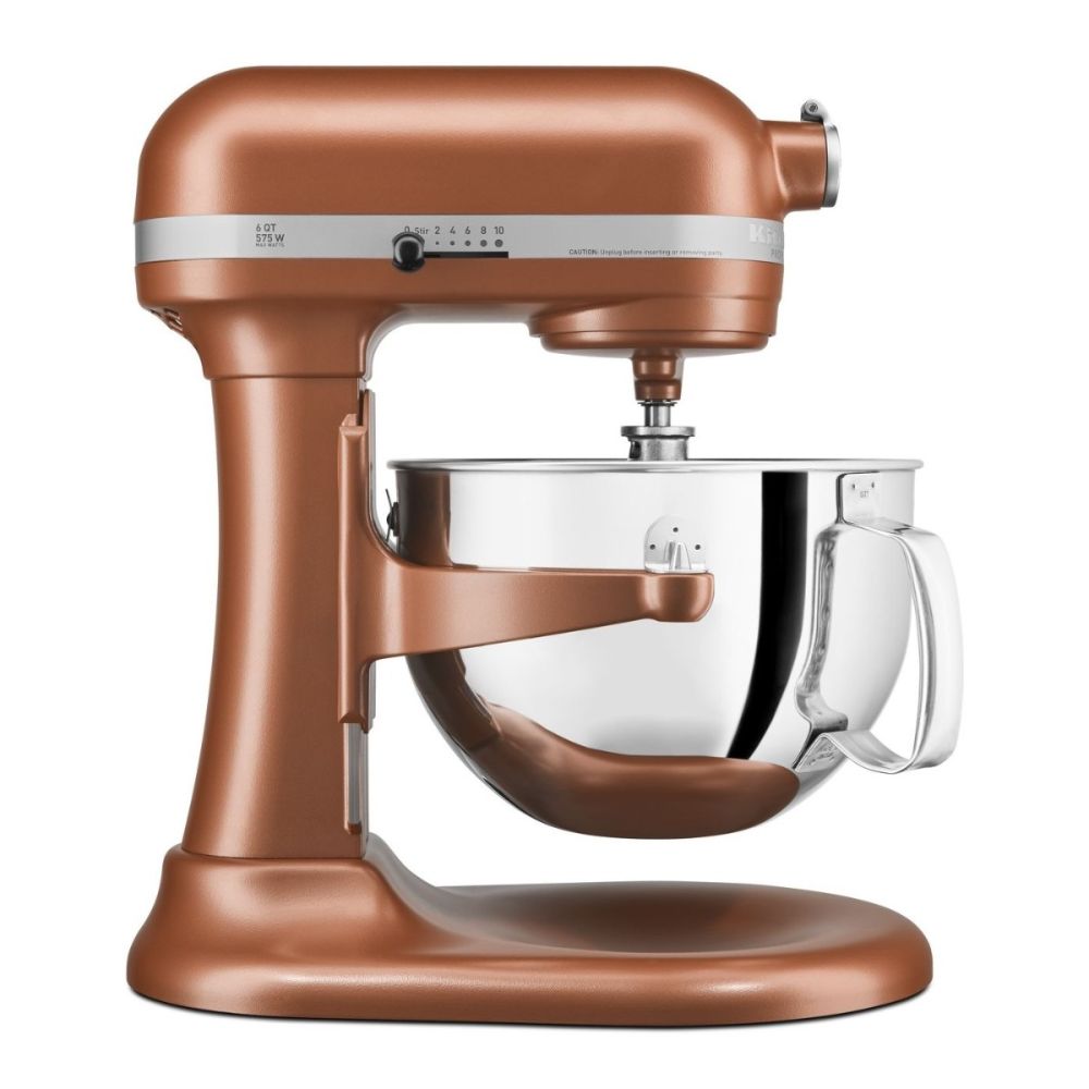 metallic copper kitchenaid mixer