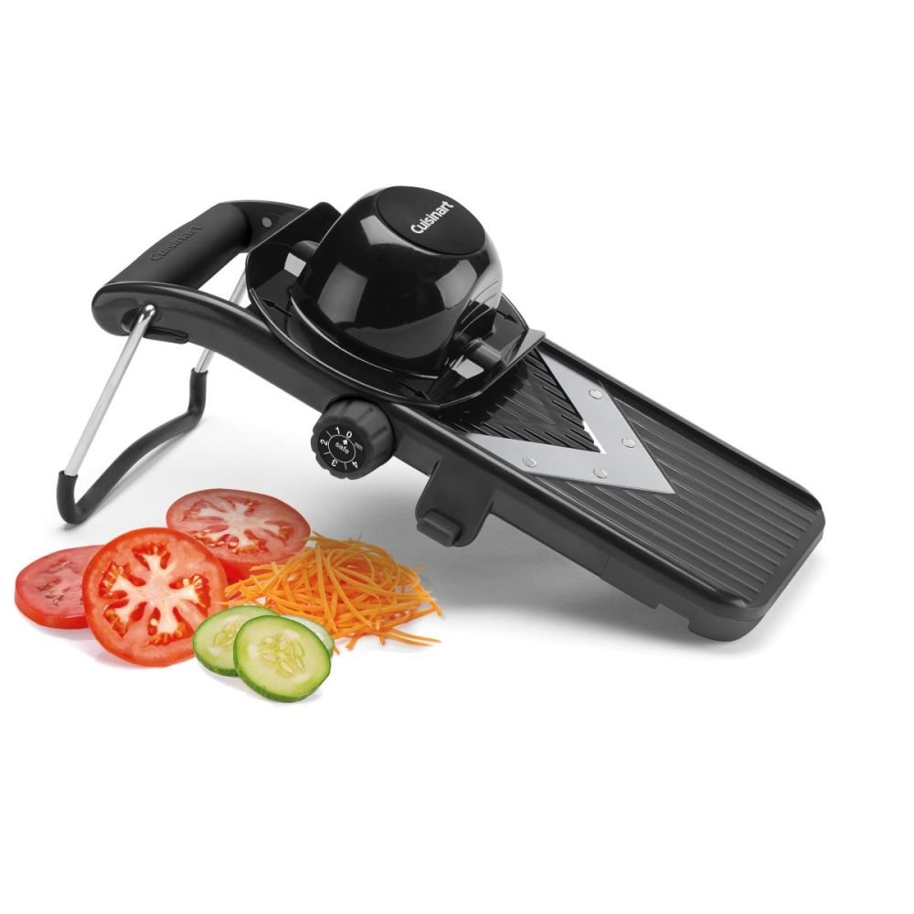 Cuisinart Mandoline Slicer 4 Cutting Options Black Stainless Steel Blades 