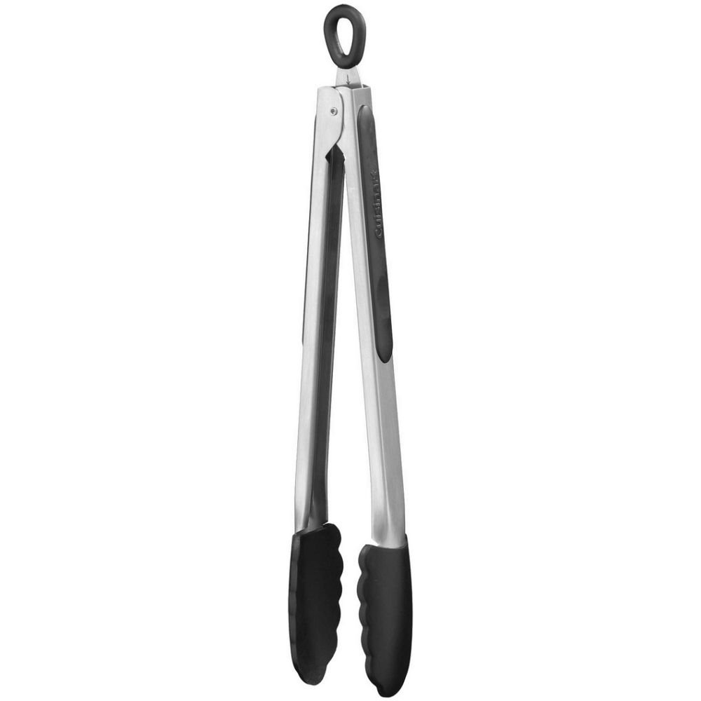 Cuisinart 12 Inch Silicone Tipped Stainless Steel Tongs - CTG-00-12STN