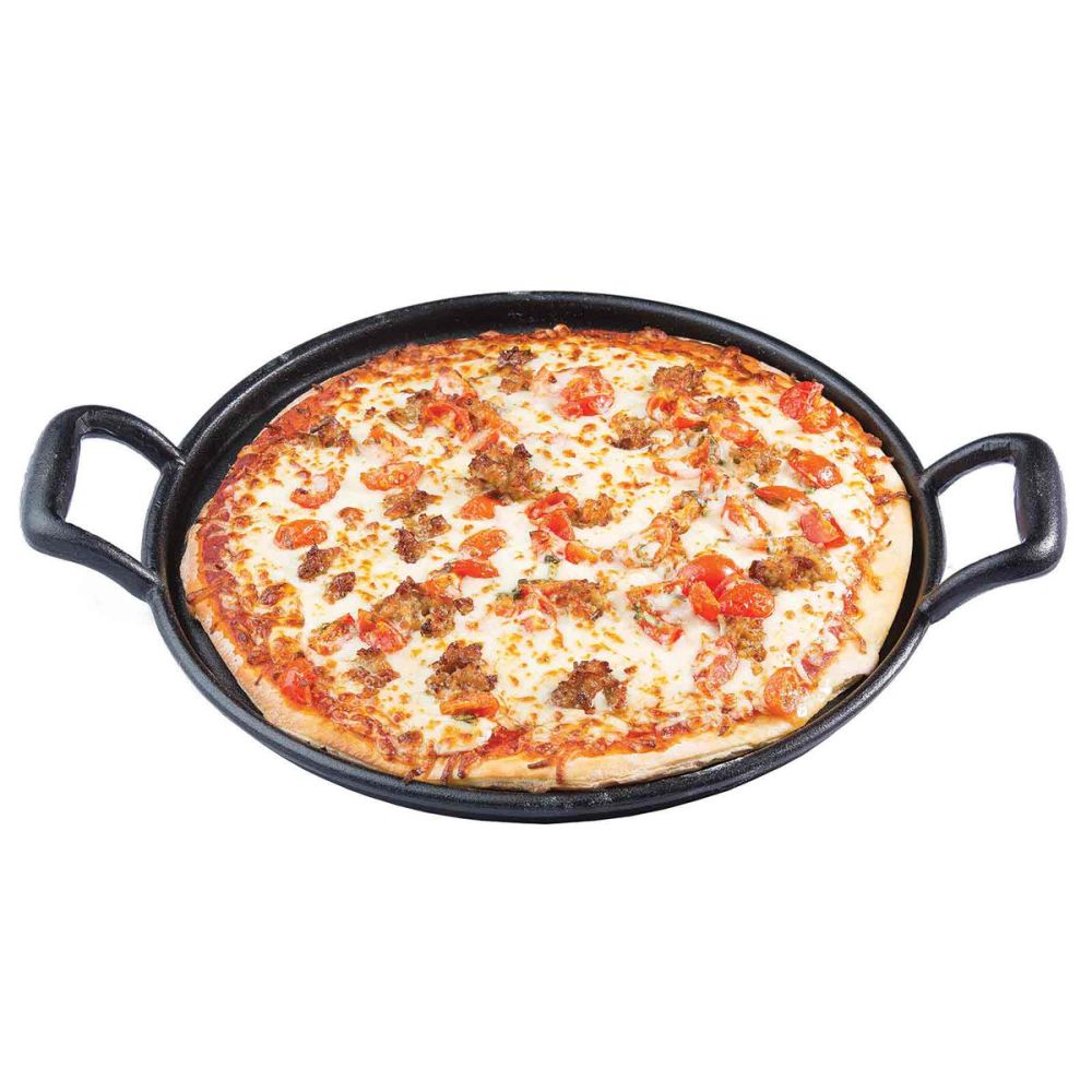 Cast Iron Pizza Pan with Handles TableCraft Everything Kitchens