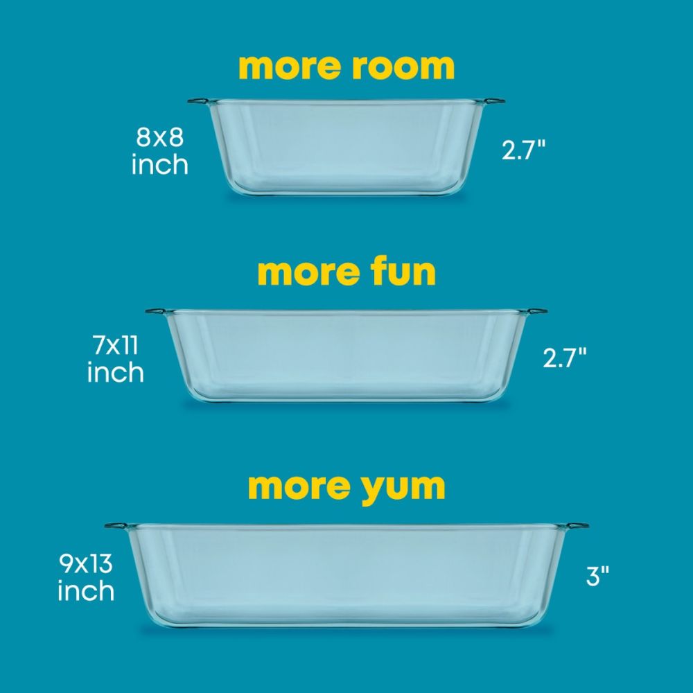 Deep Dish Baker 8 x 8 Pyrex Everything Kitchens